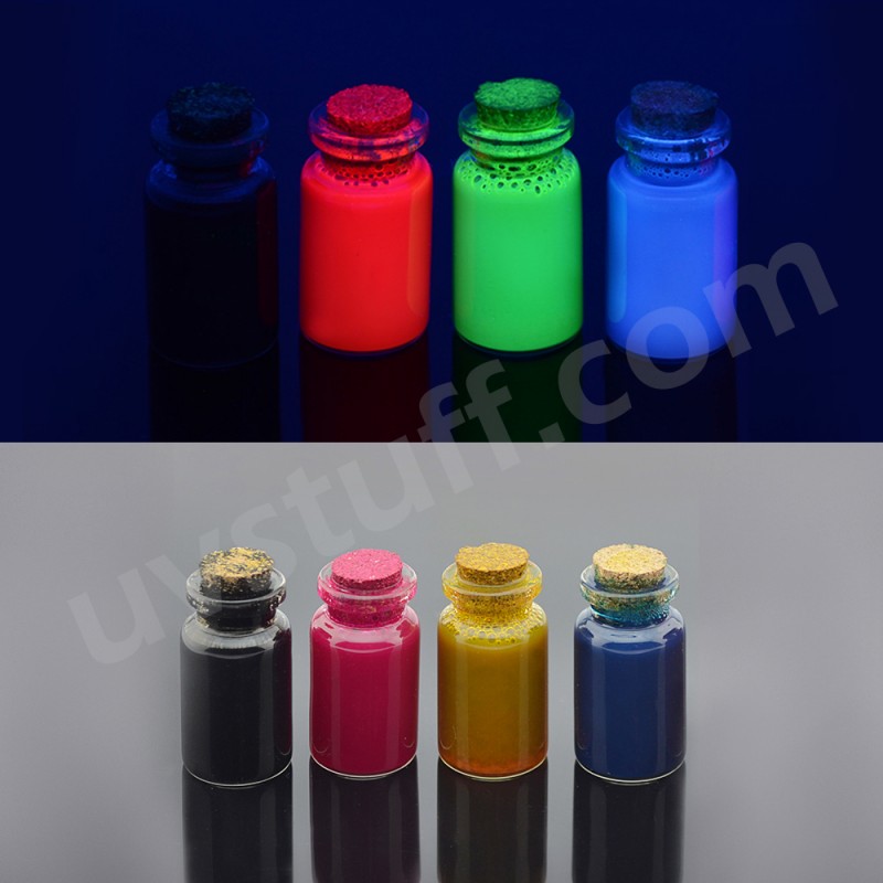 Fluorescent ink printing service