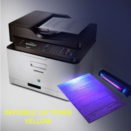 Invisible UV toner powder for Samsung and Lexmark monochrome, yellow