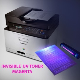 Invisible UV toner powder for Samsung and Lexmark monochrome, magenta